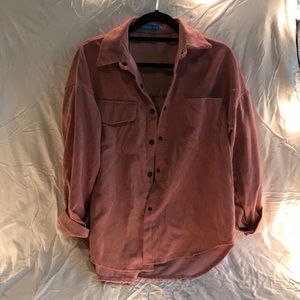 Pink button up